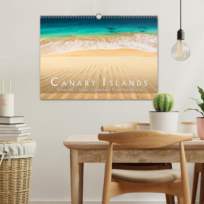 The canary islands Tenerife, Gran Canaria und Fuerteventura (CALVENDO Monthly Calendar 2026)