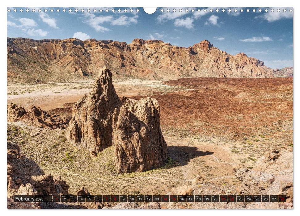 The canary islands Tenerife, Gran Canaria und Fuerteventura (CALVENDO Monthly Calendar 2026)