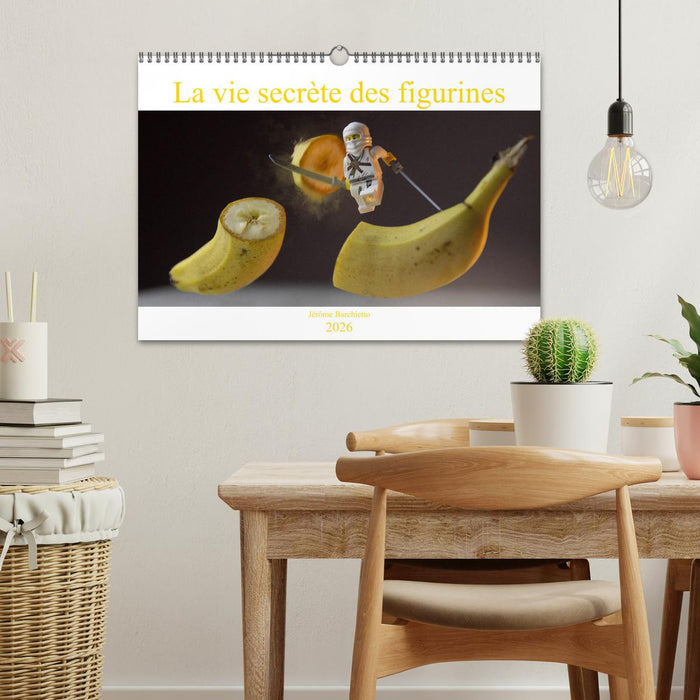 La vie secrète des figurines (CALVENDO Calendrier mensuel 2026)