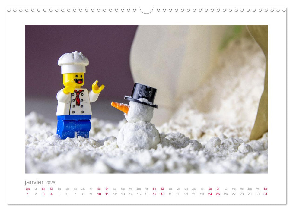 La vie secrète des figurines (CALVENDO Calendrier mensuel 2026)