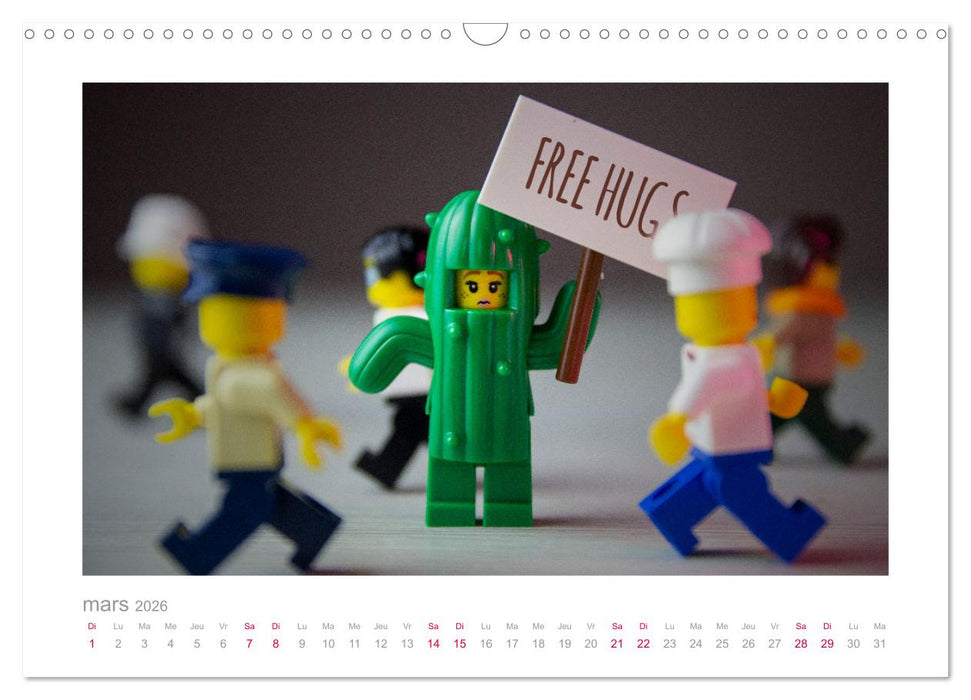 La vie secrète des figurines (CALVENDO Calendrier mensuel 2026)