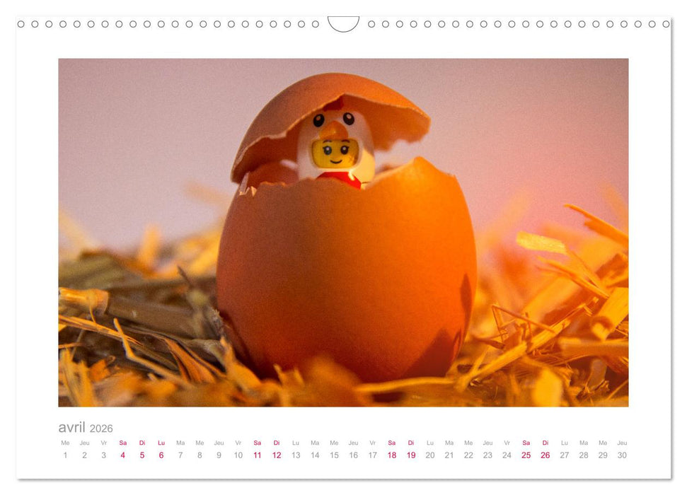 La vie secrète des figurines (CALVENDO Calendrier mensuel 2026)