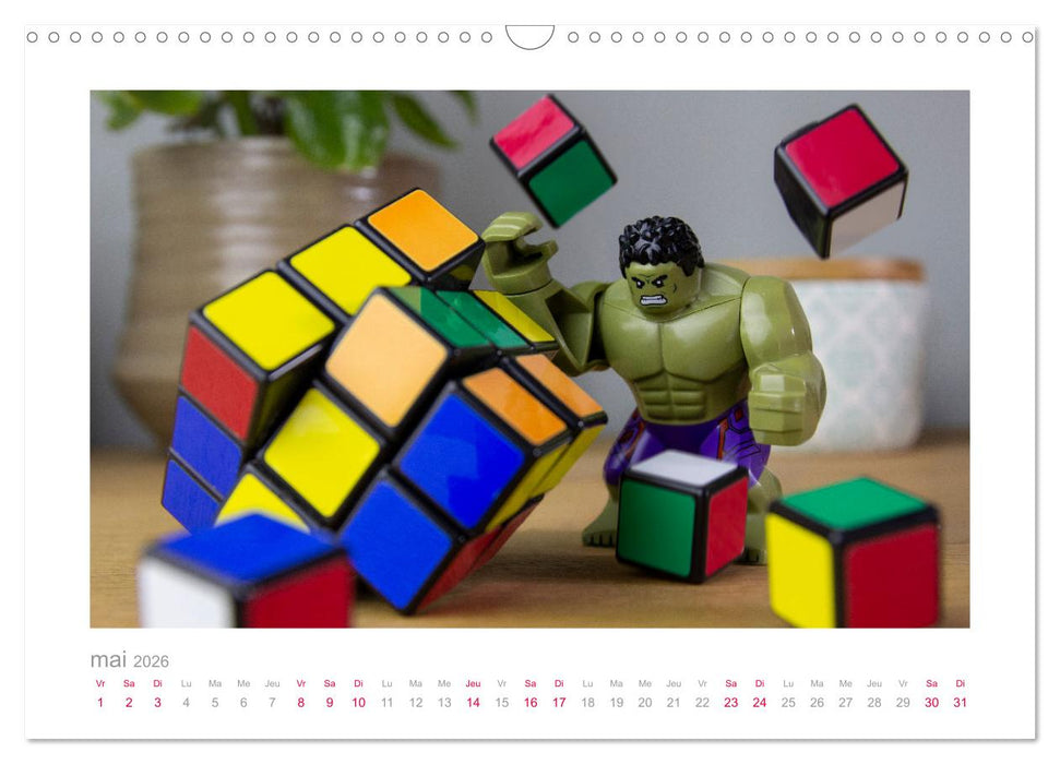 La vie secrète des figurines (CALVENDO Calendrier mensuel 2026)