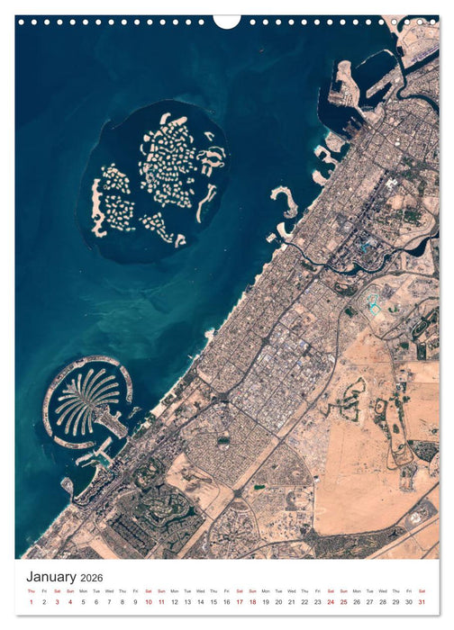 Earth from Space (CALVENDO Monthly Calendar 2026)