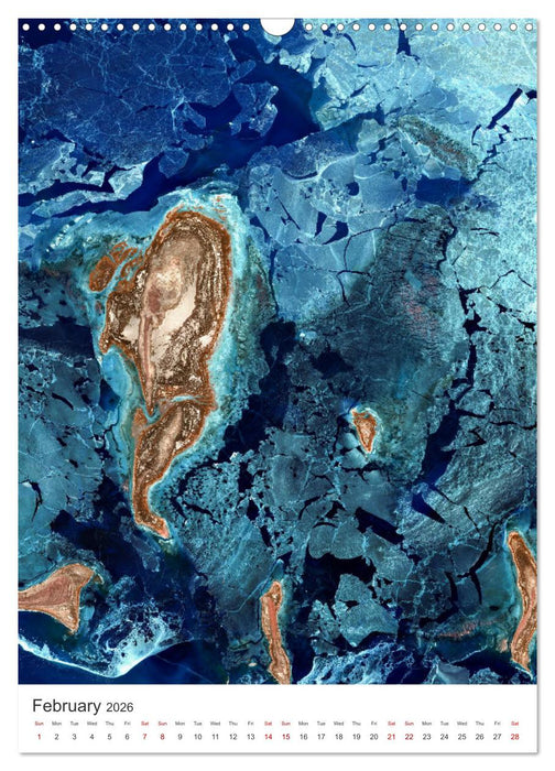 Earth from Space (CALVENDO Monthly Calendar 2026)