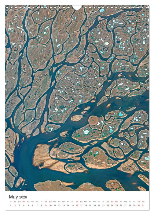 Earth from Space (CALVENDO Monthly Calendar 2026)