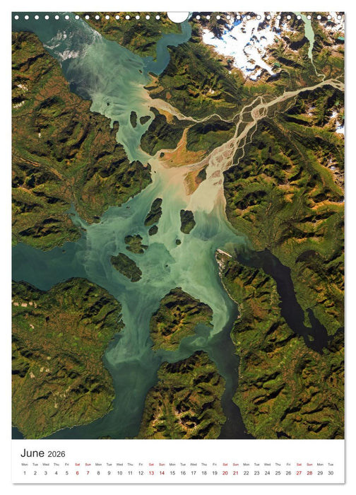 Earth from Space (CALVENDO Monthly Calendar 2026)