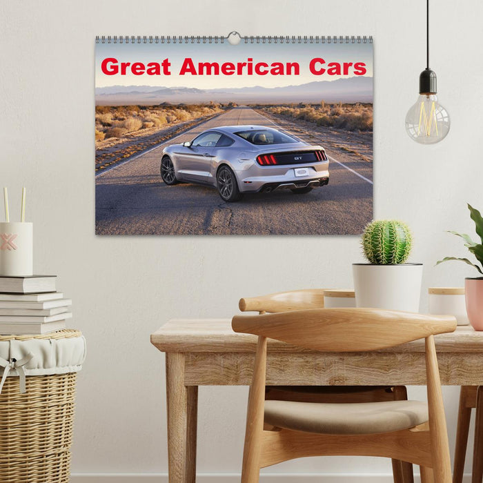 Great American cars (CALVENDO Monthly Calendar 2026)