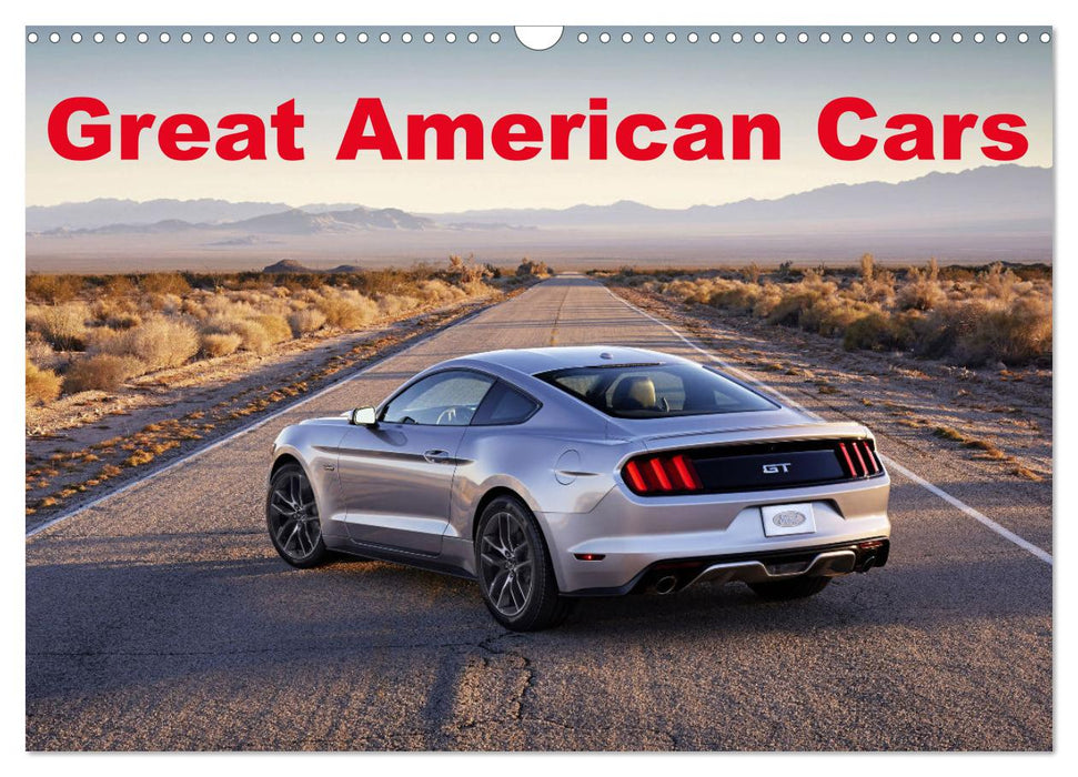 Great American cars (CALVENDO Monthly Calendar 2026)