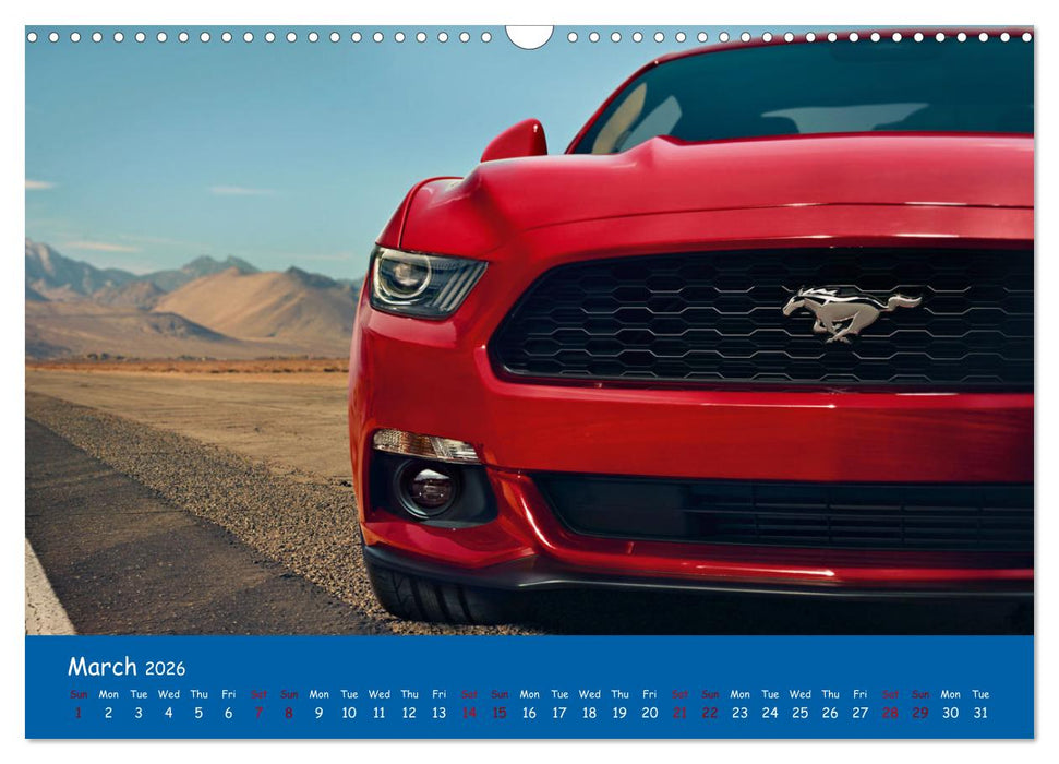 Great American cars (CALVENDO Monthly Calendar 2026)
