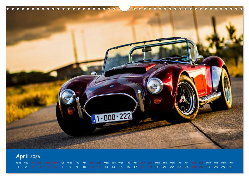 Great American cars (CALVENDO Monthly Calendar 2026)