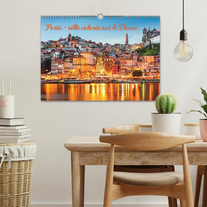 Porto - ville colorée sur le Douro (CALVENDO Calendrier mensuel 2026)