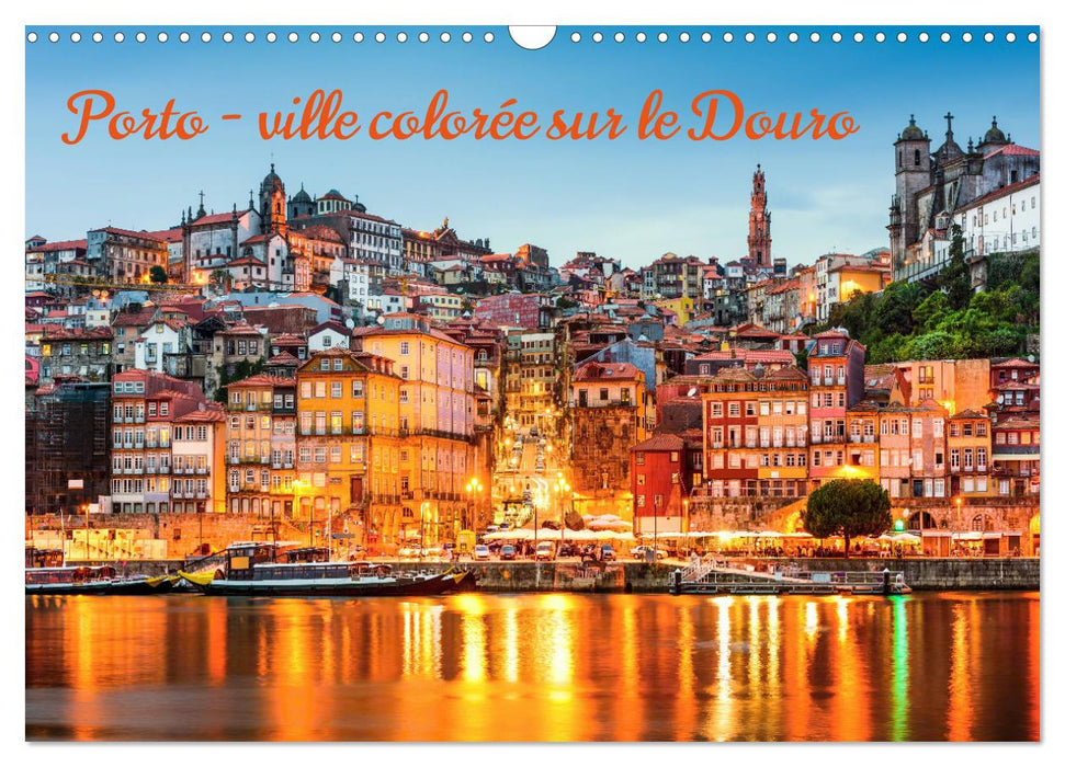 Porto - ville colorée sur le Douro (CALVENDO Calendrier mensuel 2026)