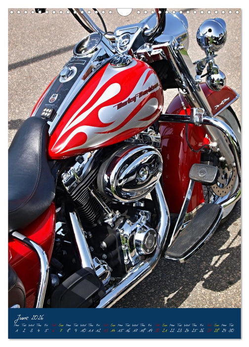Harley Davidson in Details (CALVENDO Monthly Calendar 2026)