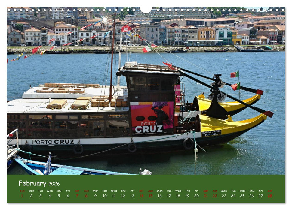 Colorful Porto (CALVENDO Monthly Calendar 2026)