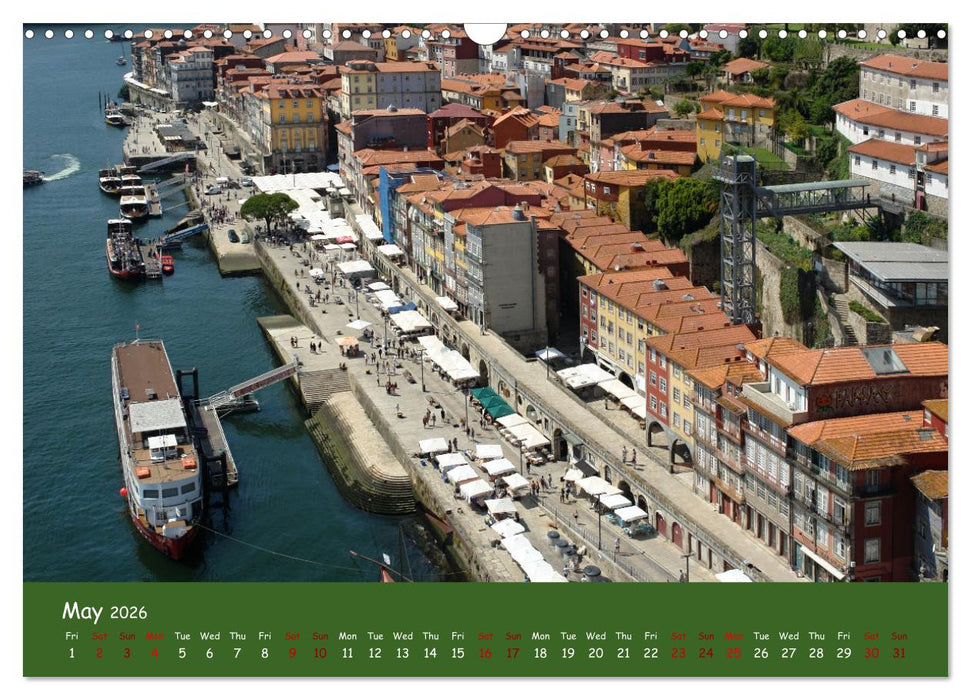 Colorful Porto (CALVENDO Monthly Calendar 2026)