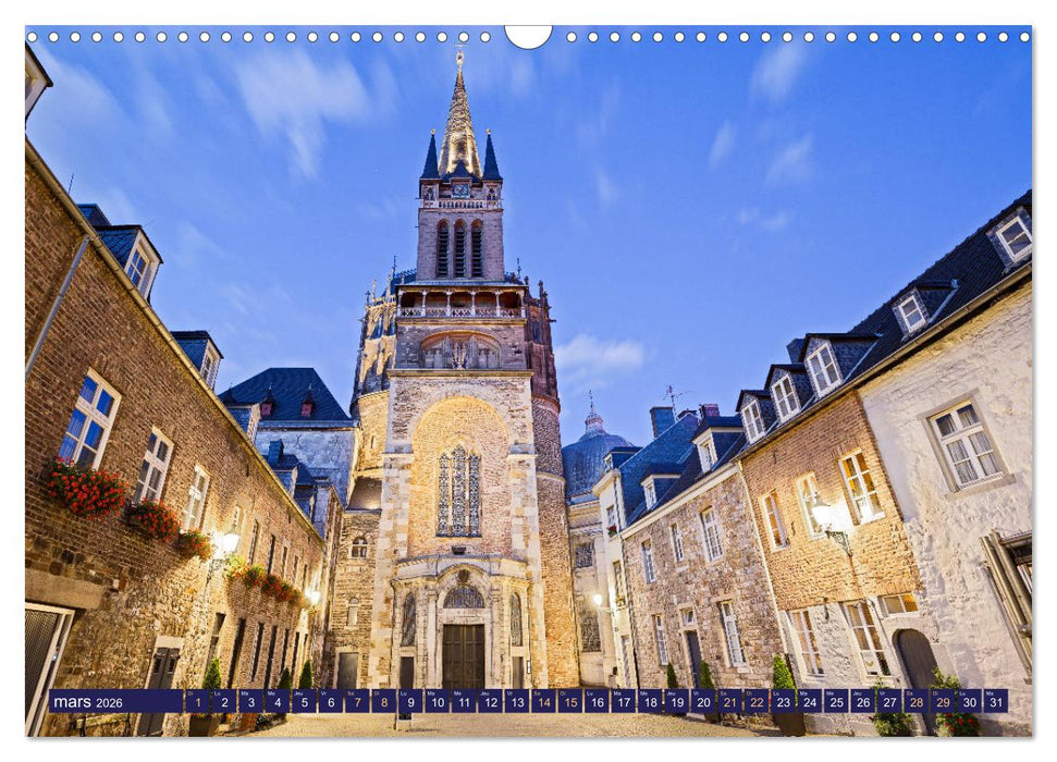 AIX-LA-CHAPELLE Ville impériale (CALVENDO Calendrier mensuel 2026)