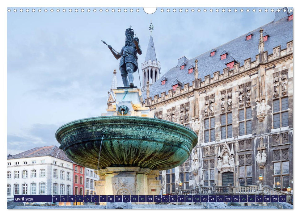 AIX-LA-CHAPELLE Ville impériale (CALVENDO Calendrier mensuel 2026)