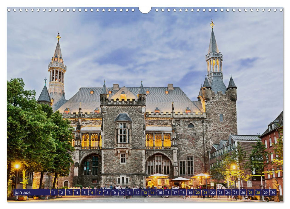 AIX-LA-CHAPELLE Ville impériale (CALVENDO Calendrier mensuel 2026)