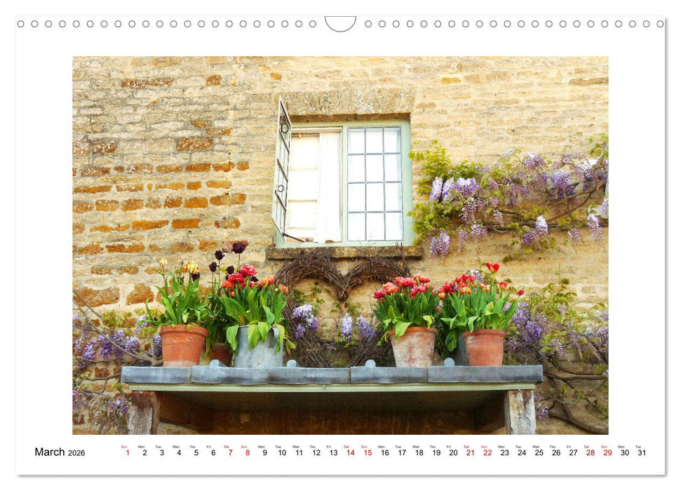 Charming Windows and Doors (CALVENDO Monthly Calendar 2026)