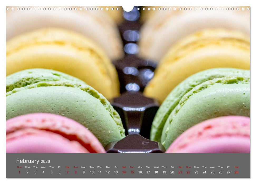 Macarons - the sweetest thing (CALVENDO Monthly Calendar 2026)