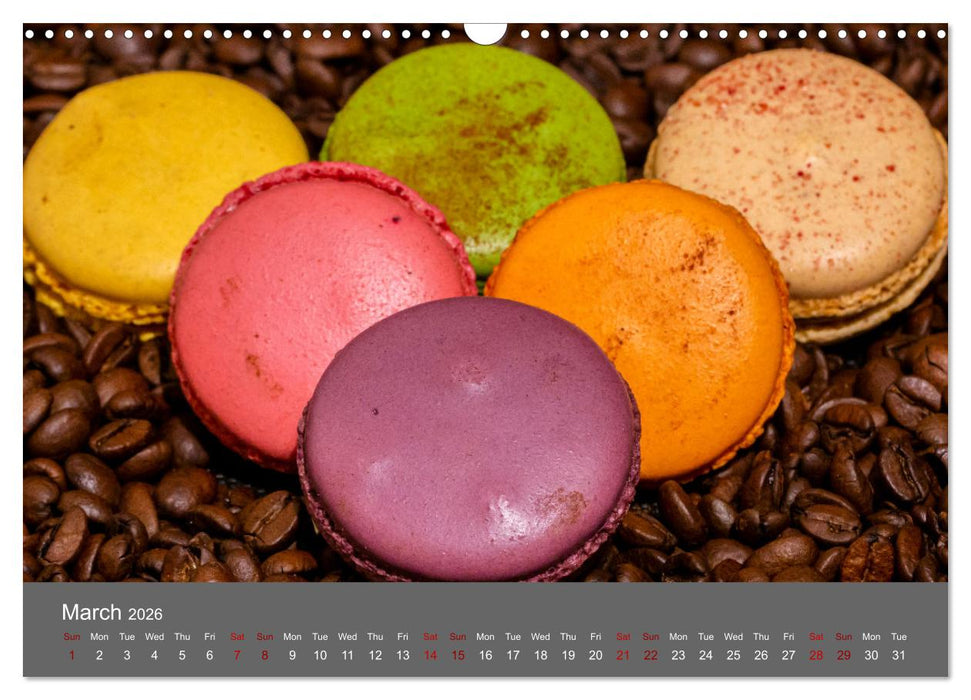 Macarons - the sweetest thing (CALVENDO Monthly Calendar 2026)