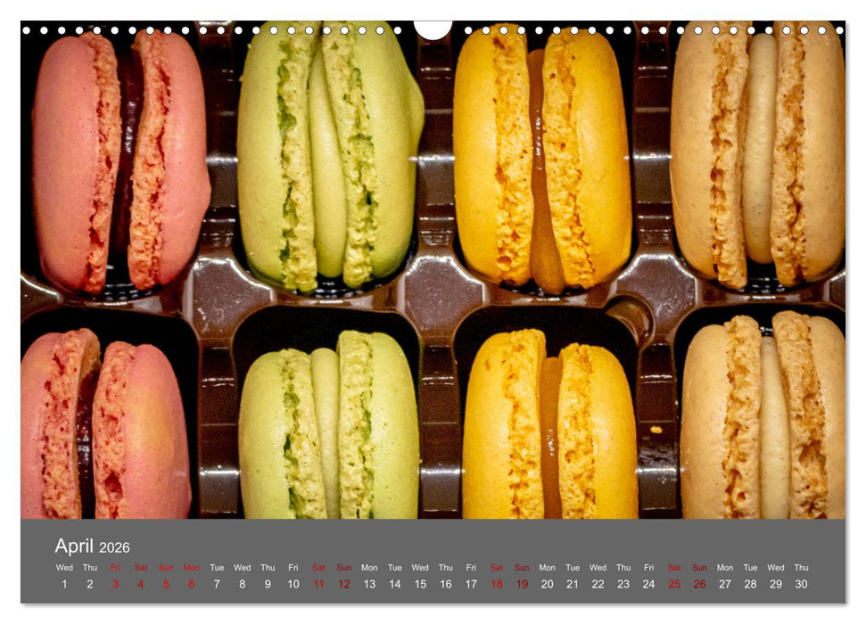 Macarons - the sweetest thing (CALVENDO Monthly Calendar 2026)