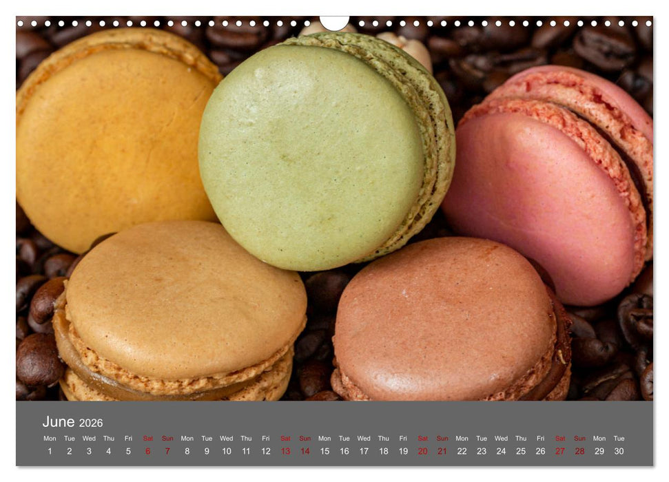 Macarons - the sweetest thing (CALVENDO Monthly Calendar 2026)
