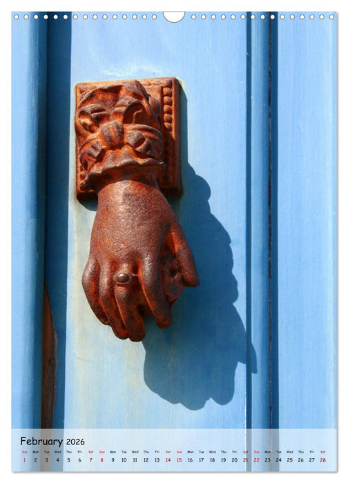 Greek Doors (CALVENDO Monthly Calendar 2026)