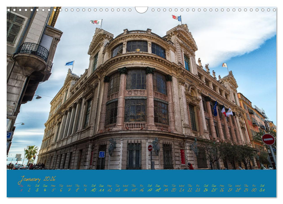 Riviera – Cote d’Azur France and Liguria Italy (CALVENDO Monthly Calendar 2026)