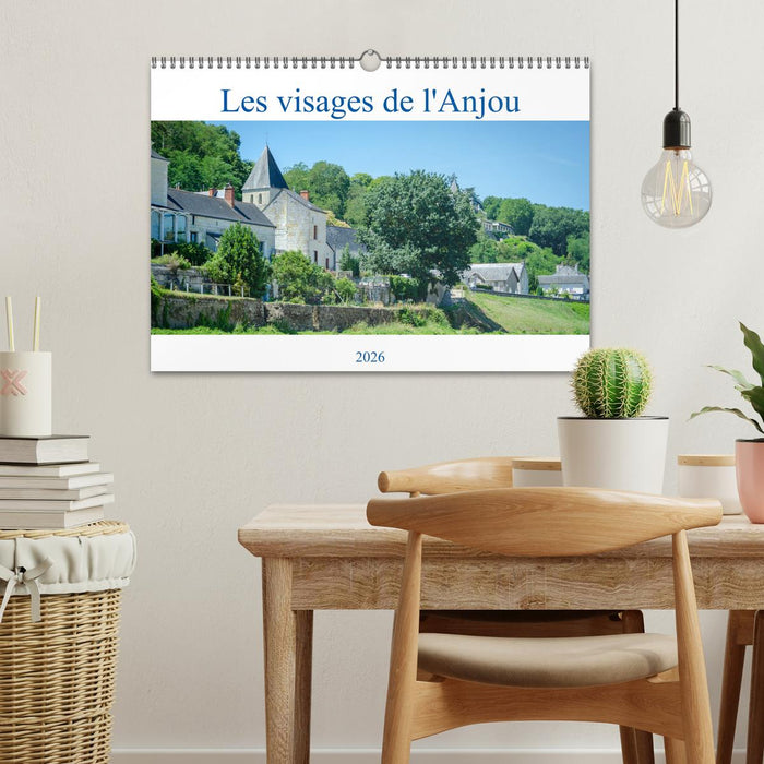 Les visages de l'Anjou (CALVENDO Calendrier mensuel 2026)