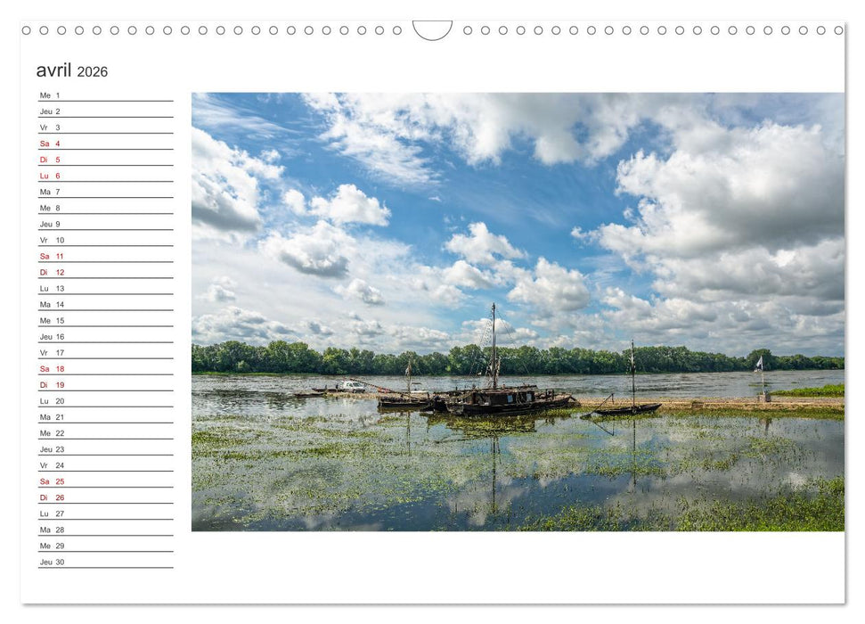 Les visages de l'Anjou (CALVENDO Calendrier mensuel 2026)