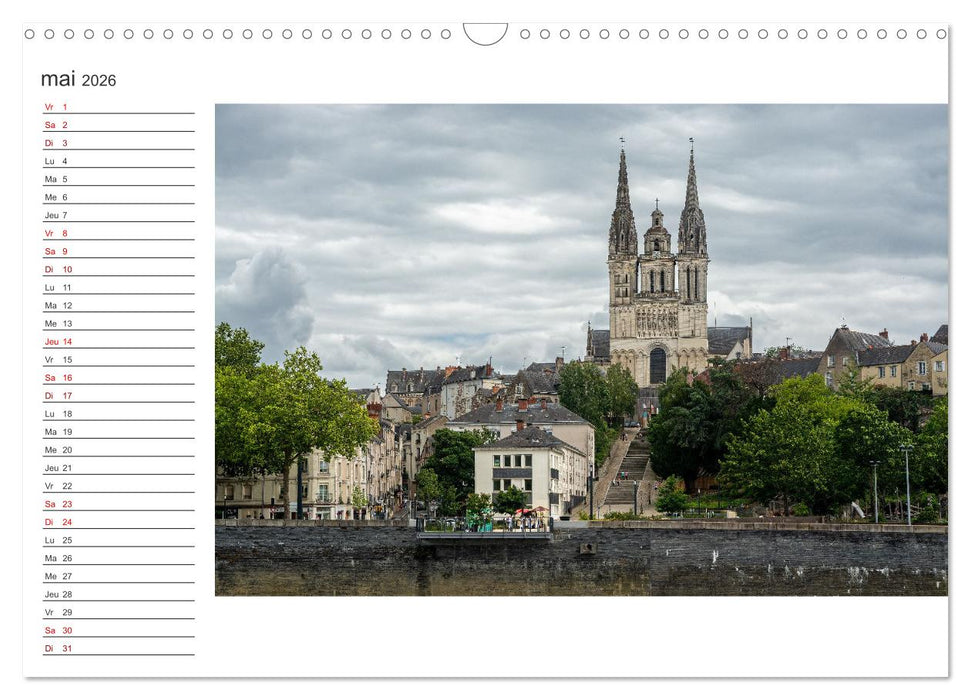 Les visages de l'Anjou (CALVENDO Calendrier mensuel 2026)