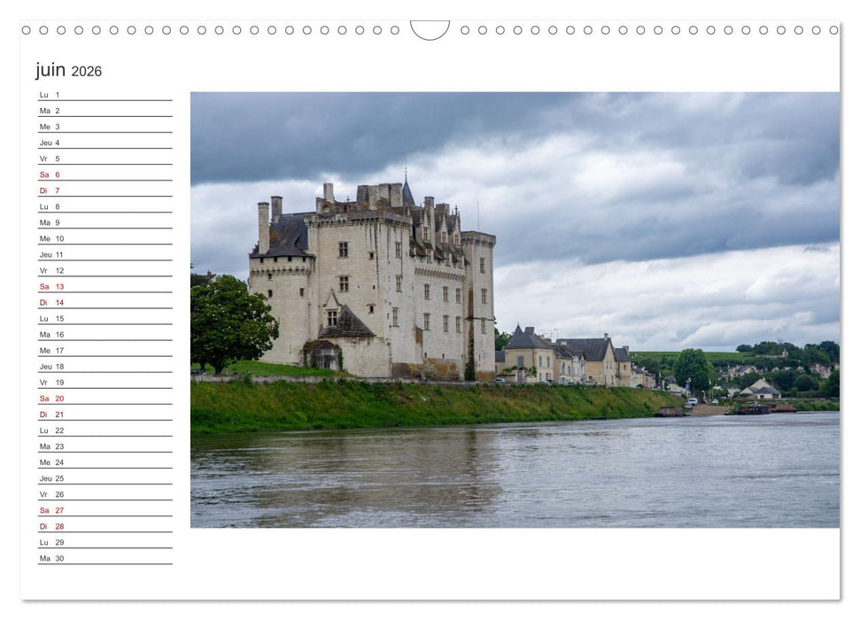 Les visages de l'Anjou (CALVENDO Calendrier mensuel 2026)