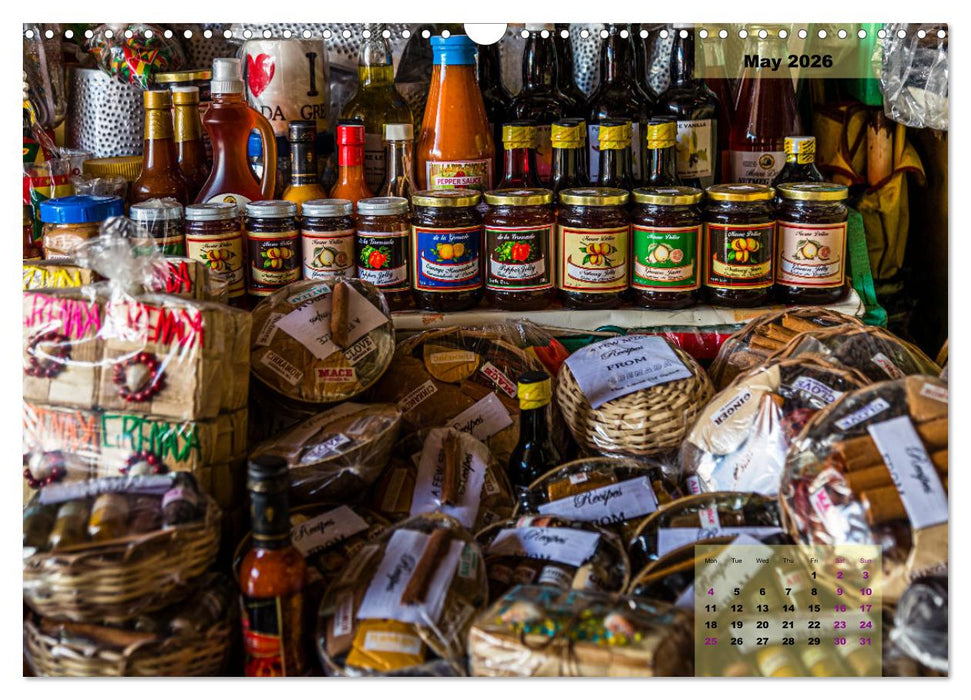 Fruits of Grenada (CALVENDO Monthly Calendar 2026)