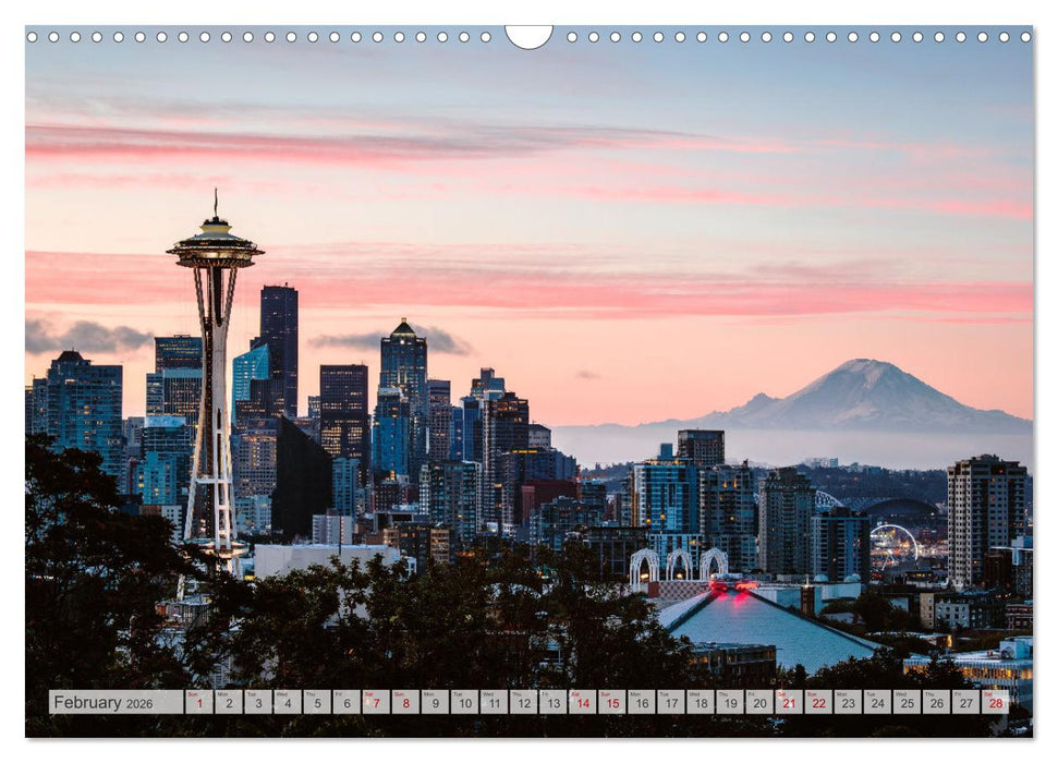 World Cities - Iconic skylines and sights (CALVENDO Monthly Calendar 2026)