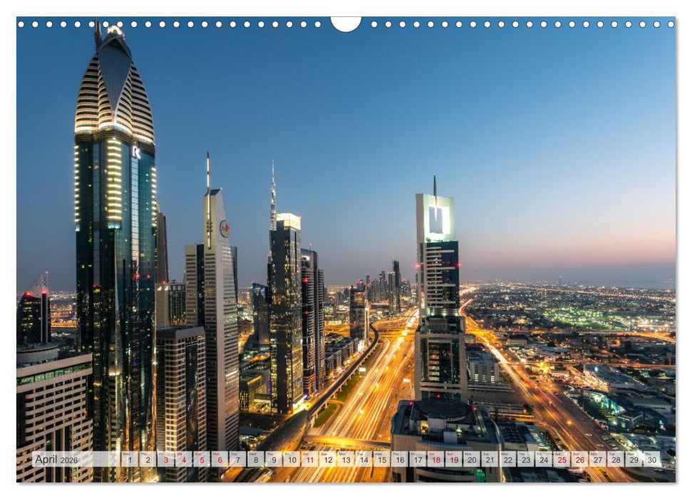 World Cities - Iconic skylines and sights (CALVENDO Monthly Calendar 2026)