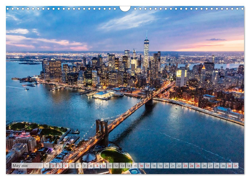 World Cities - Iconic skylines and sights (CALVENDO Monthly Calendar 2026)