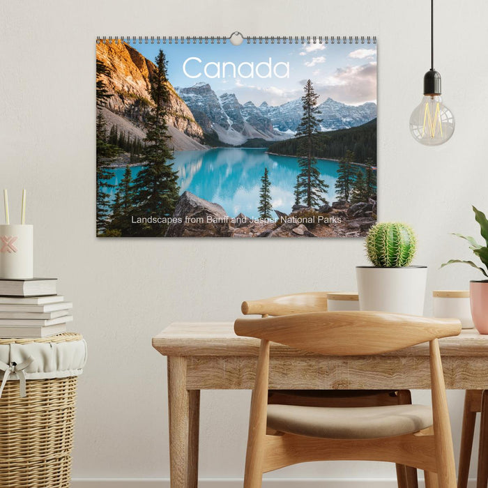 Canada - Landscapes from Banff and Jasper National parks (CALVENDO Monthly Calendar 2026)