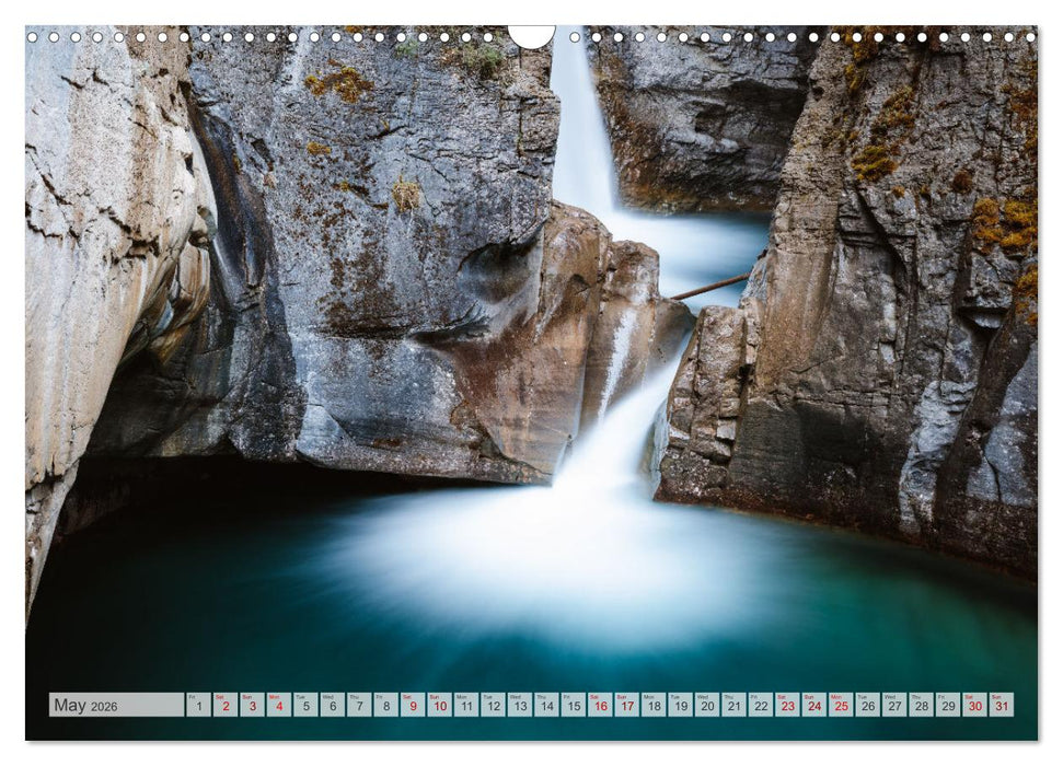 Canada - Landscapes from Banff and Jasper National parks (CALVENDO Monthly Calendar 2026)