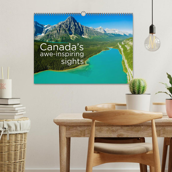 Canada’s awe-inspiring sights (CALVENDO Monthly Calendar 2026)