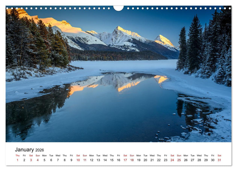 Canada’s awe-inspiring sights (CALVENDO Monthly Calendar 2026)