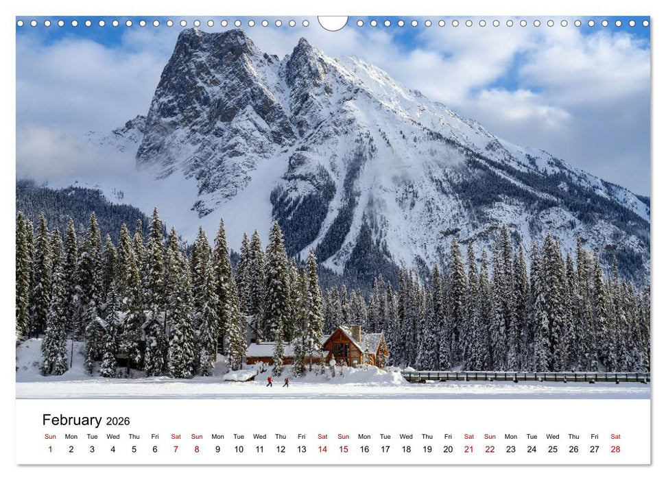 Canada’s awe-inspiring sights (CALVENDO Monthly Calendar 2026)