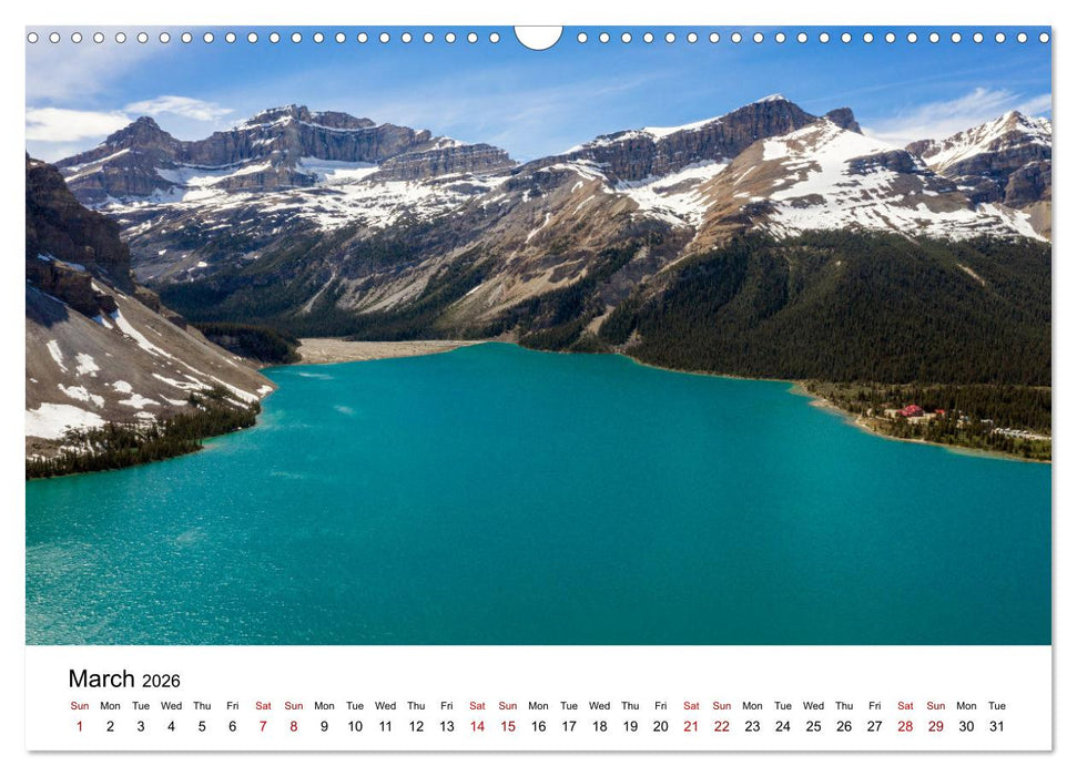 Canada’s awe-inspiring sights (CALVENDO Monthly Calendar 2026)