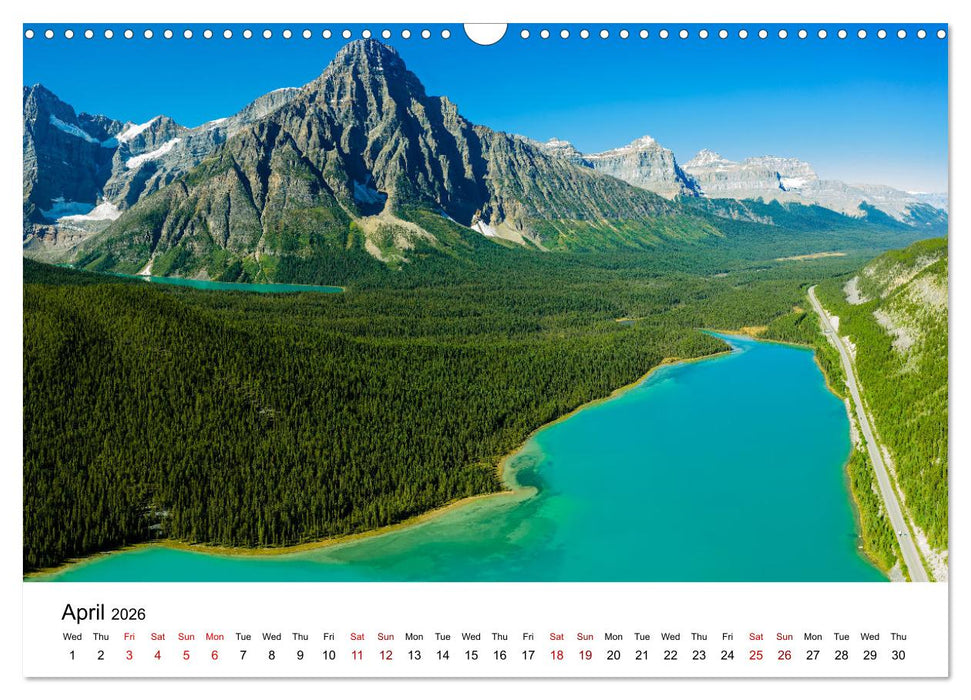 Canada’s awe-inspiring sights (CALVENDO Monthly Calendar 2026)