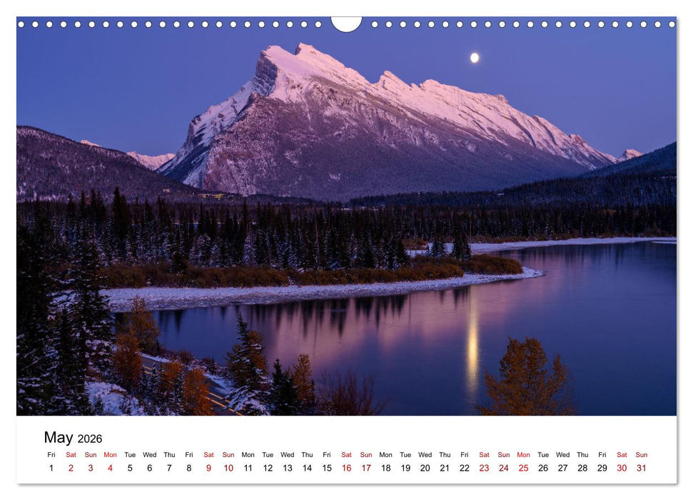 Canada’s awe-inspiring sights (CALVENDO Monthly Calendar 2026)