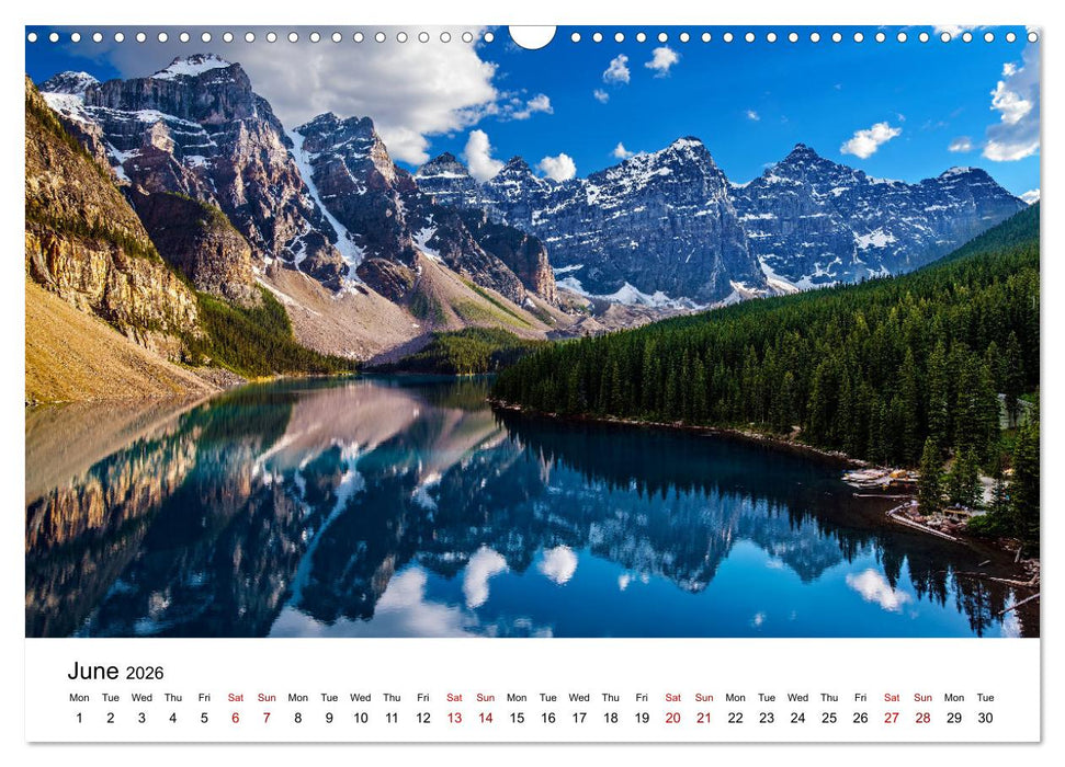 Canada’s awe-inspiring sights (CALVENDO Monthly Calendar 2026)