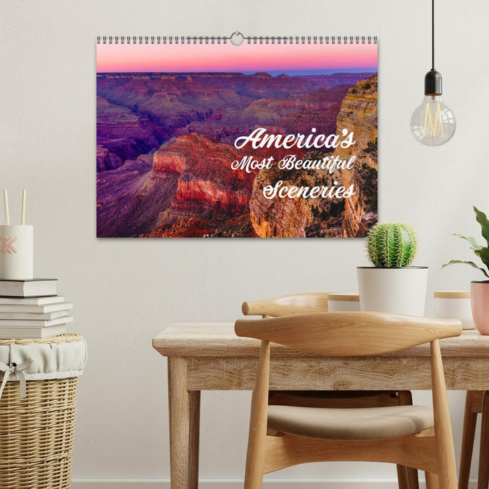 America’s Most Beautiful Sceneries (CALVENDO Monthly Calendar 2026)