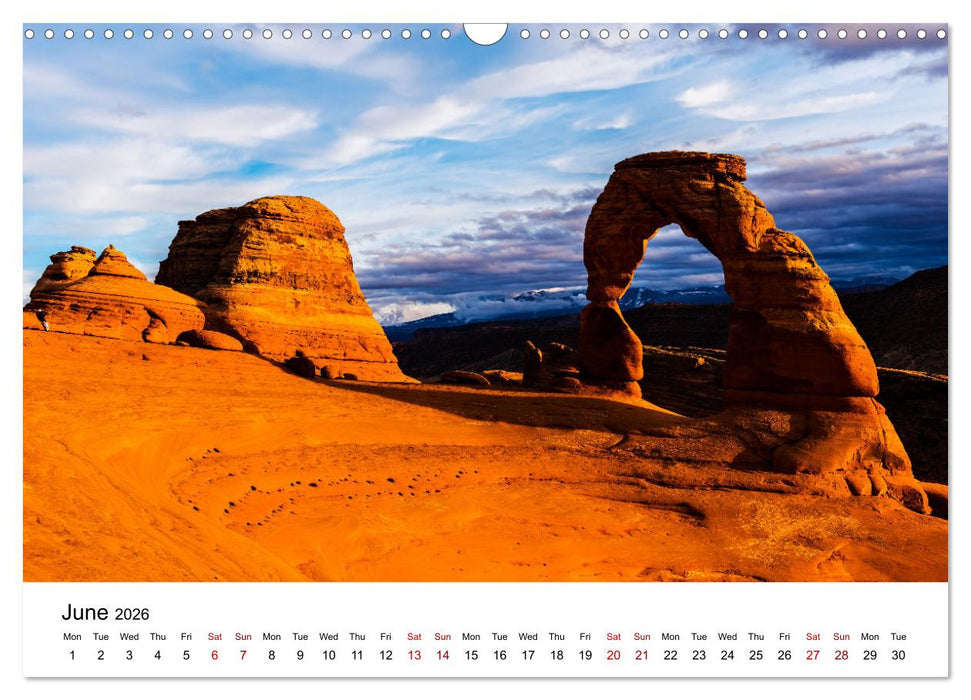 America’s Most Beautiful Sceneries (CALVENDO Monthly Calendar 2026)