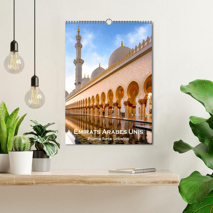 Émirats Arabes Unis – Points forts urbains (CALVENDO Calendrier mensuel 2026)